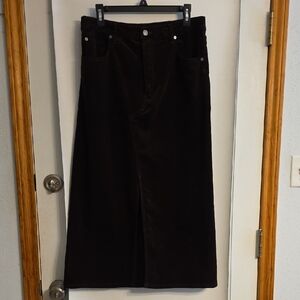 Frame Corduroy Midi Skirt